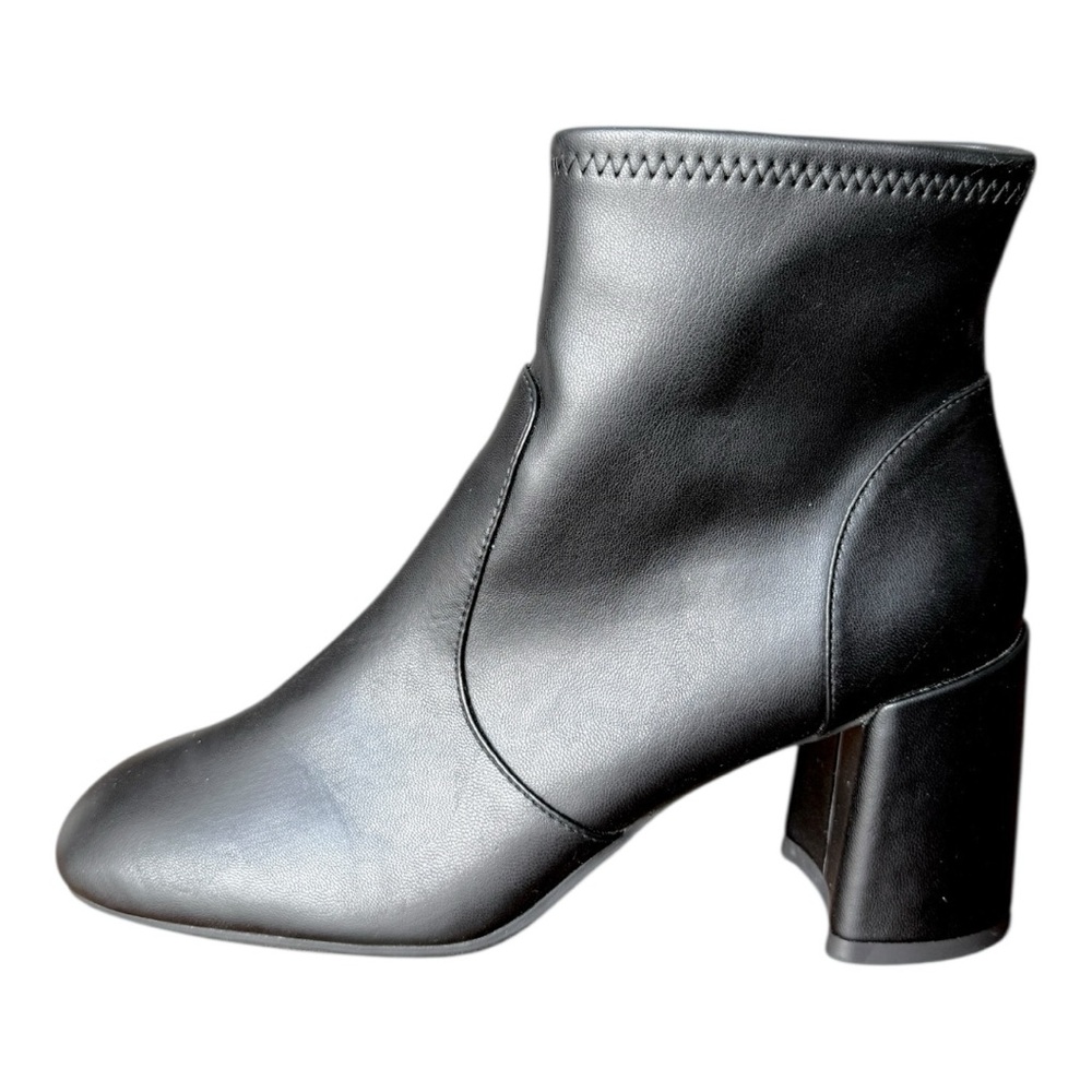 Madden NYC Black Side Zip Ankle Boots Size 8.5